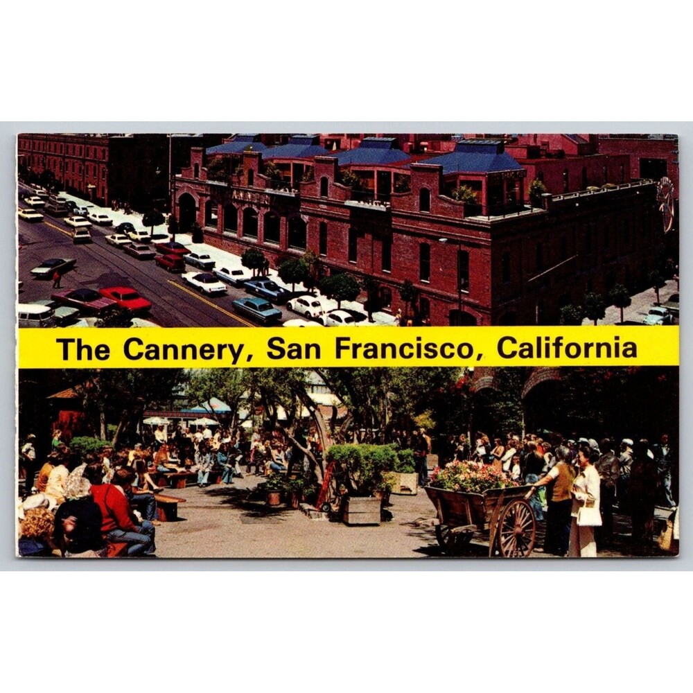 Vtg Postcard The Cannery San Francisco California Marino Brothers Chrome P309448